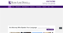 Desktop Screenshot of kline-law-office.com
